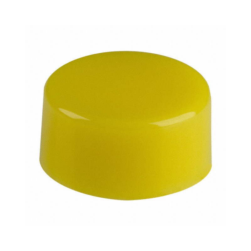 10 pcs : 465805000 - CAP PUSHBUTTON ROUND YELLOW