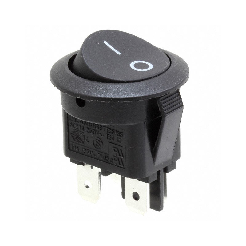 10 pcs : RR81231121 - SWITCH ROCKER DPST 10A 125V
