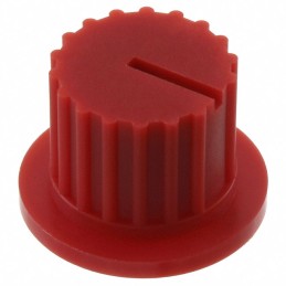 10 pcs : AT3009C - ROTARY KNOB NR01 RED FLANGE