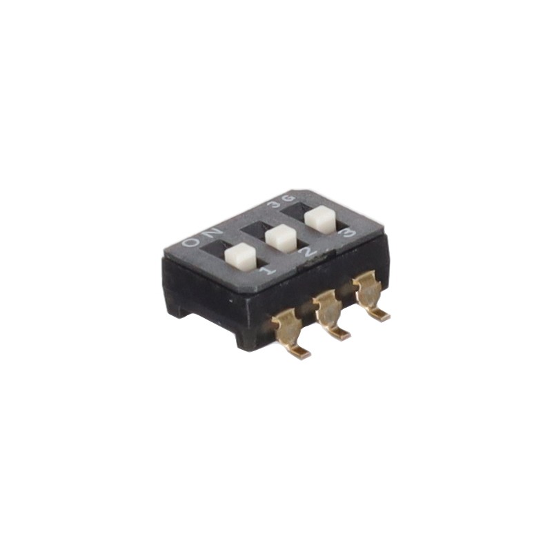10 pcs : CFS-0302TB - SWITCH SLIDE DIP SPST 0.1A 6V