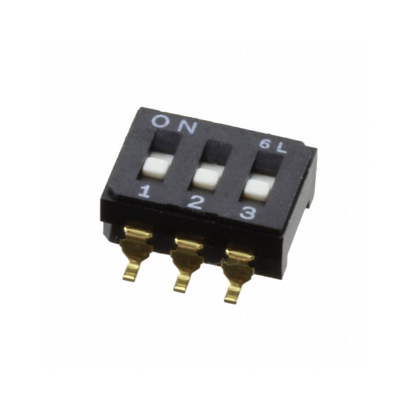 10 pcs : CFS-0301TB - SWITCH SLIDE DIP SPST 0.1A 6V