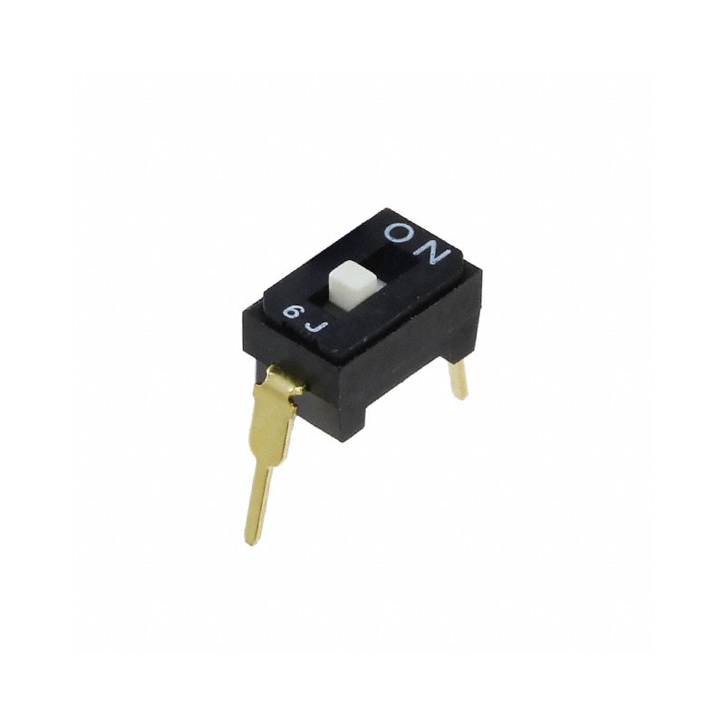 10 pcs : CFS-0102MC - SWITCH SLIDE DIP SPST 0.1A 6V