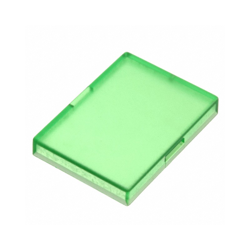 10 pcs : 5.49.277.058/1503 - CONFIG SWITCH LENS GREEN RECT