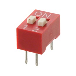 10 pcs : 418117270902 - SWITCH SLIDE DIP SPST 0.025A 24V