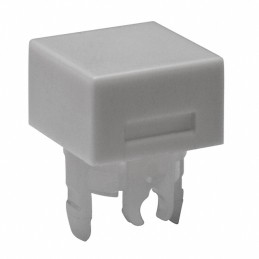 10 pcs : AT4035B - CAP PUSHBUTTON SQUARE WHITE
