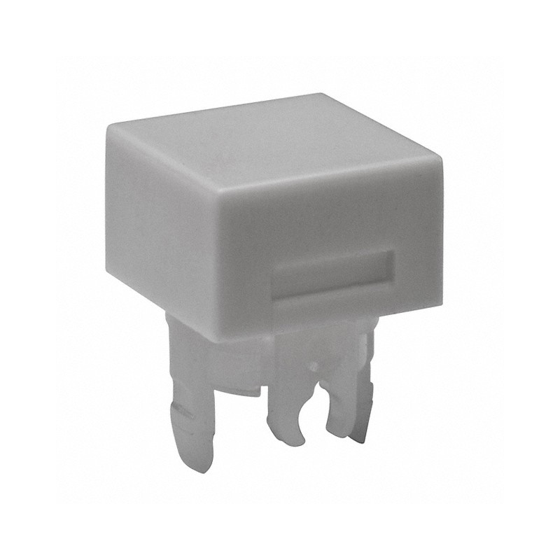 10 pcs : AT4035B - CAP PUSHBUTTON SQUARE WHITE
