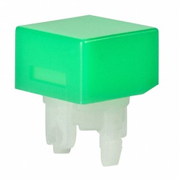 10 pcs : AT4035F - CAP PUSHBUTTON SQUARE GREEN