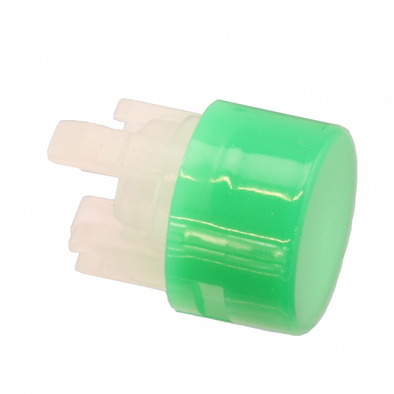 10 pcs : AT4036F - CAP PUSHBUTTON ROUND GREEN