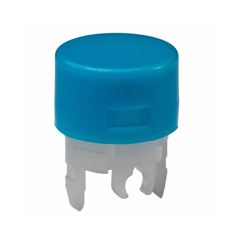 10 pcs : AT4036G - CAP PUSHBUTTON ROUND BLUE