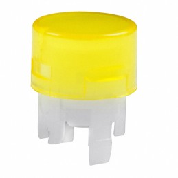 10 pcs : AT4167DB - CAP PUSHBUTTON ROUND AMBER/WHITE