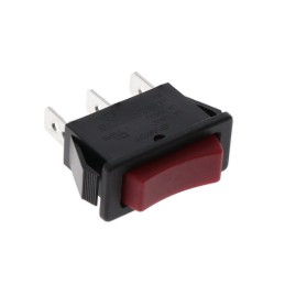 10 pcs : R4IBLKREDEFO - SWITCH ROCKER SPDT 15A 125V