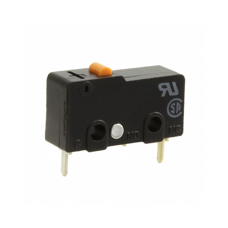 10 pcs : SS-5-2D - SWITCH SNAP ACT SPST-NC 5A 125V