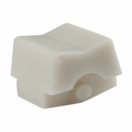 10 pcs : AT4150B - CAP ROCKER RECTANGULAR WHITE