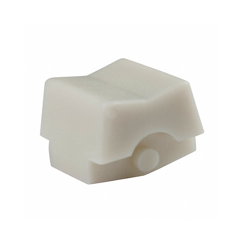 10 pcs : AT4150B - CAP ROCKER RECTANGULAR WHITE