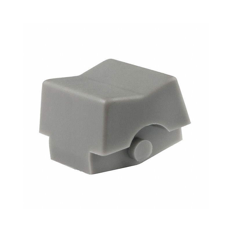 10 pcs : AT4150H - CAP ROCKER RECTANGULAR GRAY