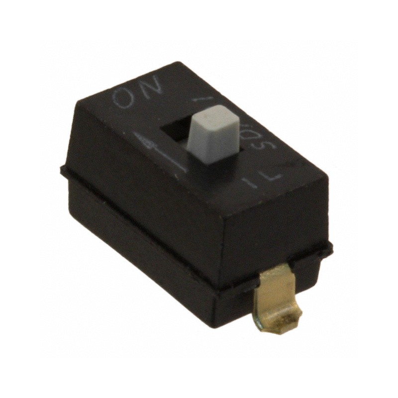 10 pcs : SDA01H1SBD - SWITCH SLIDE DIP SPST 0.025A 24V