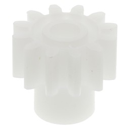 1 pcs - RS PRO POM 12 Teeth Spur Gear, 1 Module, 4mm Bore Diam, 12mm Pitch Diam, 8mm Hub Diam