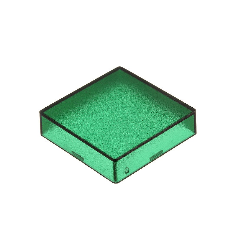 10 pcs : 5.49.077.012/1505 - CONFIG SWITCH LENS GREEN SQUARE