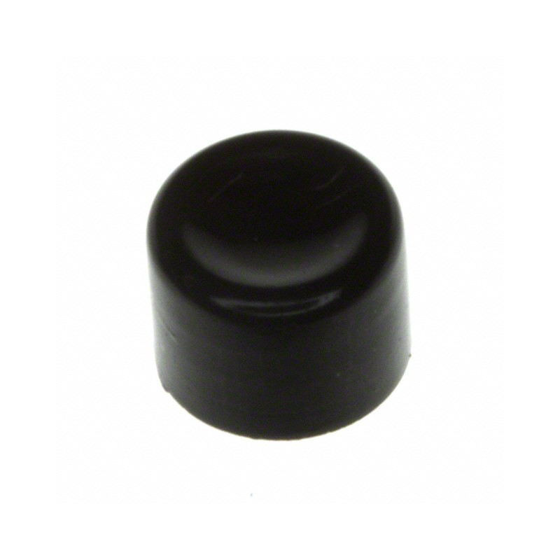 10 pcs : A2352 - CAP PUSHBUTTON ROUND BLACK