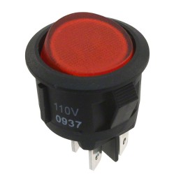 10 pcs : RRA12C1000-116 - SWITCH ROCKER DPST 15A 125V