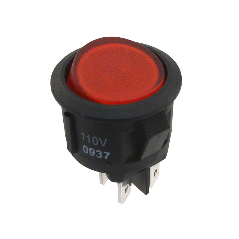 10 pcs : RRA12C1000-116 - SWITCH ROCKER DPST 15A 125V