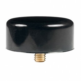 10 pcs : AT412A - CAP PUSHBUTTON ROUND BLACK
