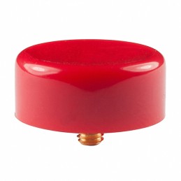 10 pcs : AT412C - CAP PUSHBUTTON ROUND RED