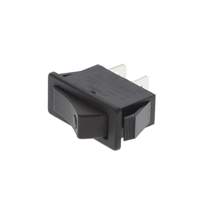 10 pcs : R4ABLKBLKEFODIMPLE - SWITCH ROCKER SPST 20A 125V