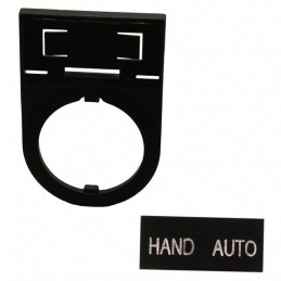 10 pcs : HWAM-206 - 22MM HAND-AUTO NAMEPLATE
