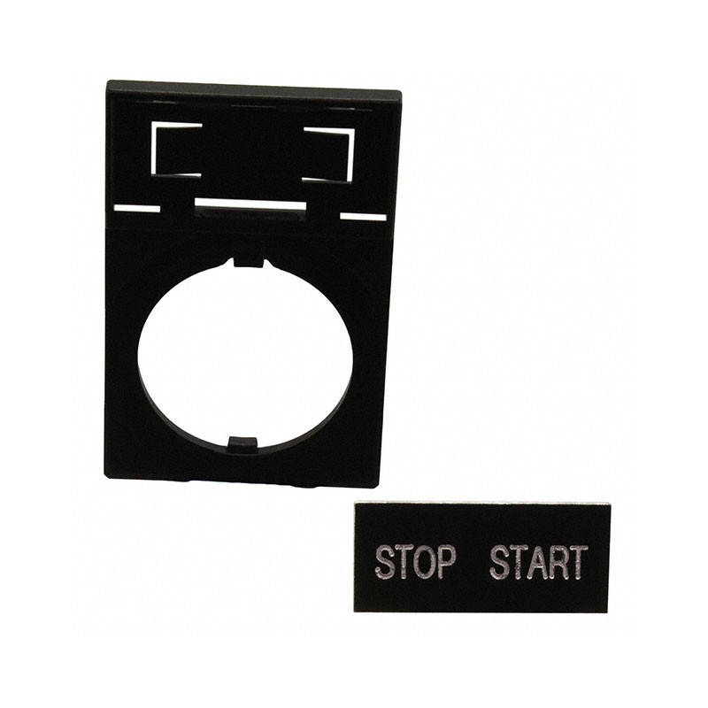10 pcs : HWAM-222 - 22MM STOP-START NAMEPLATE
