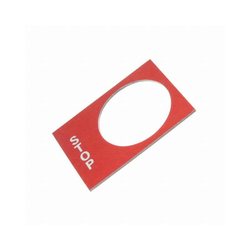 10 pcs : 2LP02 - LEGEND PLATE 22 MM STOP