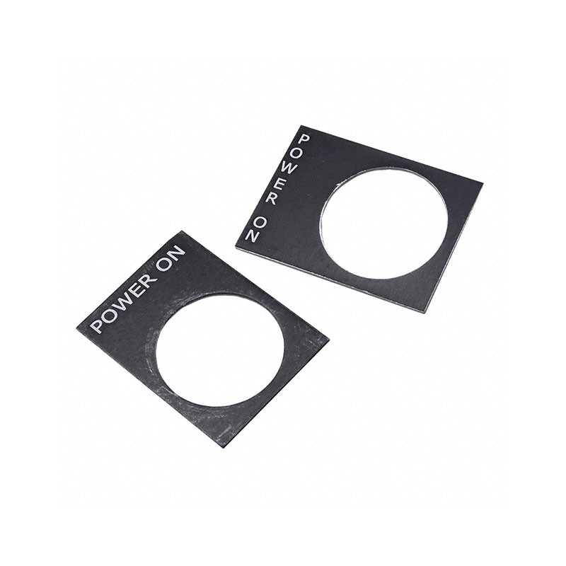 10 pcs : 2LP20 - LEGEND PLATE 22 MM POWER ON