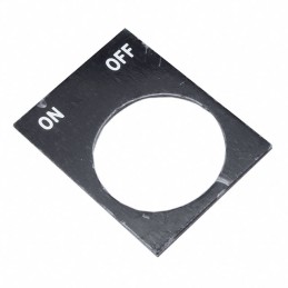 10 pcs : 2LP46 - LEGEND PLATE 22 MM OFF ON