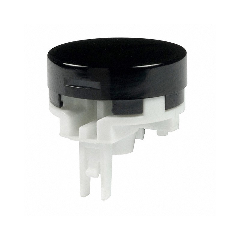 10 pcs : AT4017A - CAP PUSHBUTTON ROUND BLACK