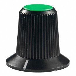 10 pcs : AT4103F - SW CAP SMALL ROTARY KNOB GREEN