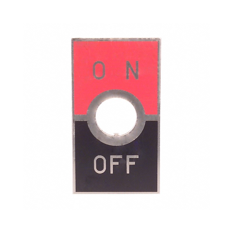 10 pcs : AT202 - ON-OFF PLATE FOR 12MM BUSHING