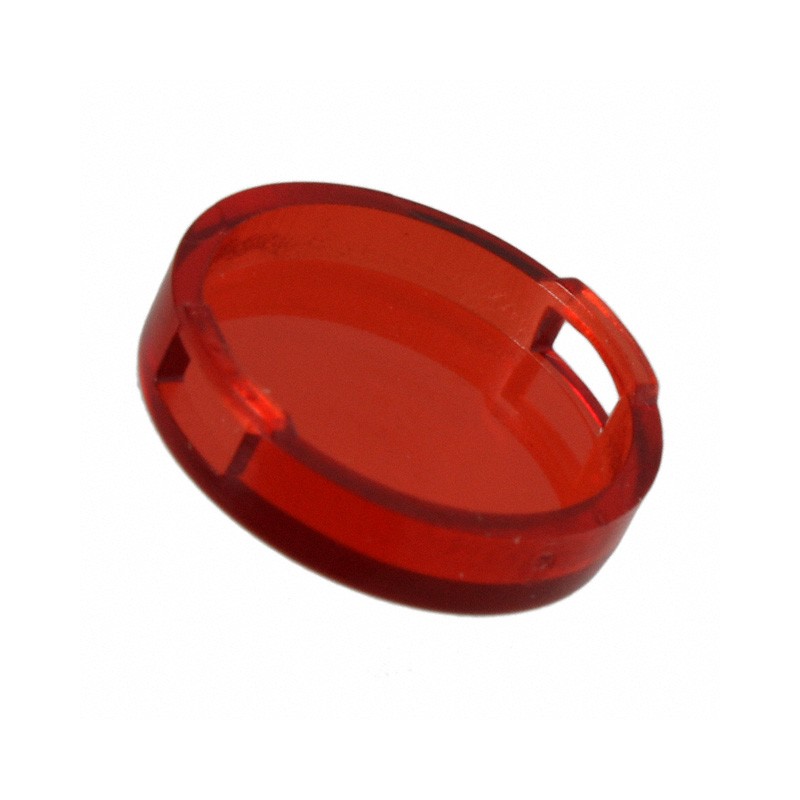 10 pcs : 5.49.257.011/1301 - CONFIG SWITCH LENS RED ROUND