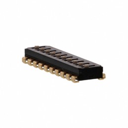 10 pcs : EDS10SNNNTU04Q - SWITCH SLIDE DIP SPST 0.025A 24V