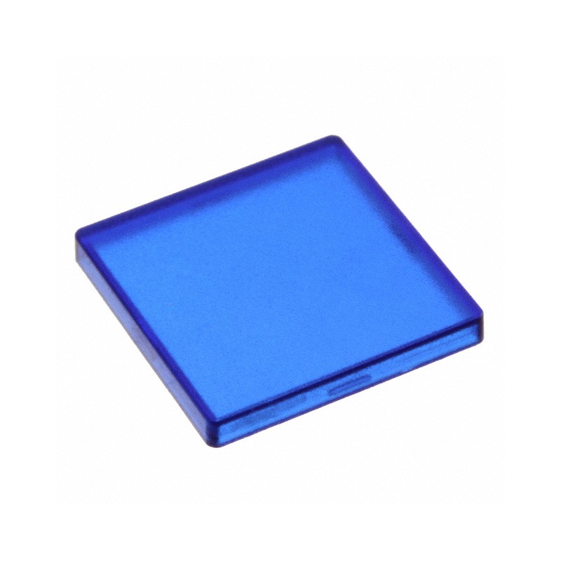 10 pcs : 5.49.077.011/1607 - CONFIG SWITCH LENS BLUE SQUARE