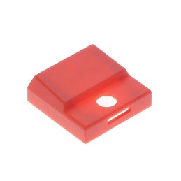 10 pcs : 96-932.2 - CAP PUSHBUTTON SQUARE RED
