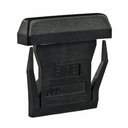 10 pcs : AT497 - END BARRIER BLACK POLY LB SER