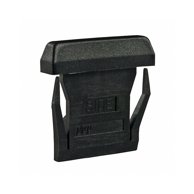 10 pcs : AT497 - END BARRIER BLACK POLY LB SER