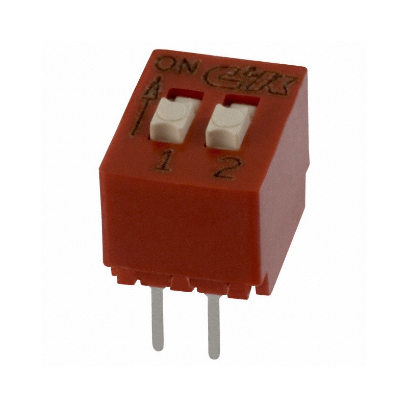 10 pcs : BD02 - SWITCH SLIDE DIP SPST 0.1A 5V