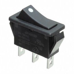 10 pcs : R4CBLKBLKAF0 - SWITCH ROCKER SPDT 20A 125V