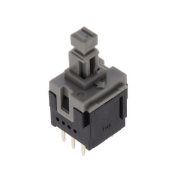 10 pcs : ESB-30B332 - SWITCH PUSH DPDT 0.2A 14V