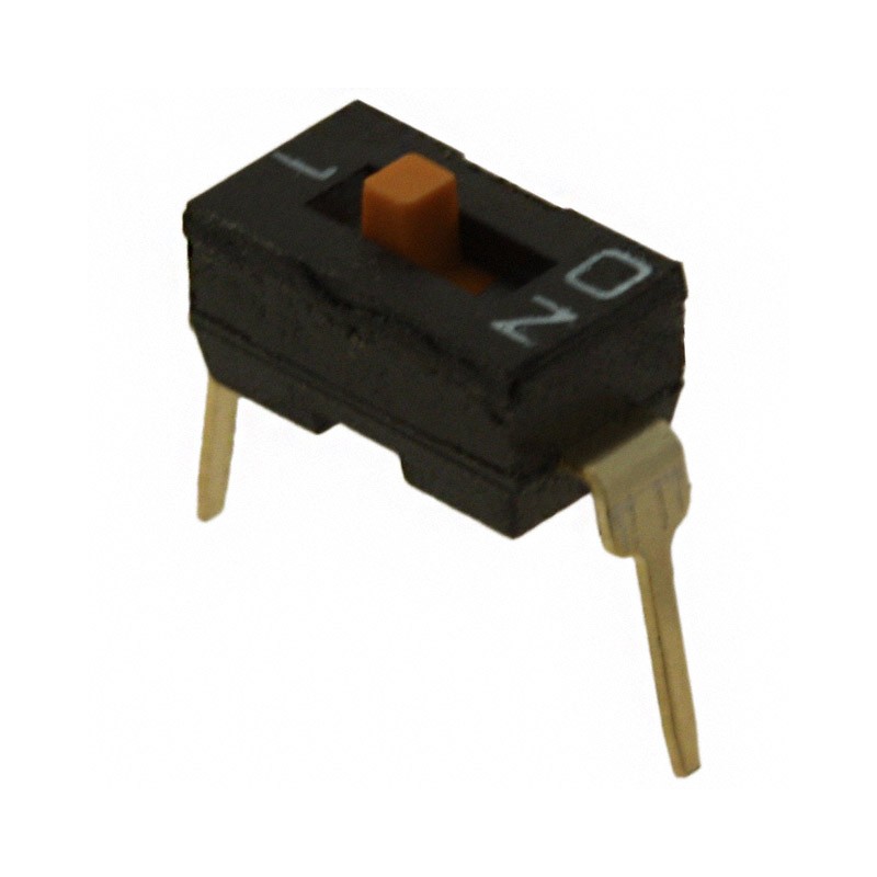 10 pcs : A6T-1102(VNM) - SWITCH SLIDE DIP SPST 0.025A 24V