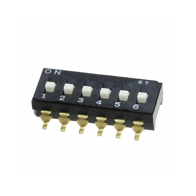 10 pcs : CFS-0602TB - SWITCH SLIDE DIP SPST 0.1A 6V