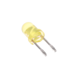 10 pcs : AT637D - LED 1 ELEMENT AMBER T1 1/2 BIPIN