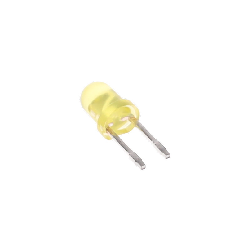 10 pcs : AT637D - LED 1 ELEMENT AMBER T1 1/2 BIPIN