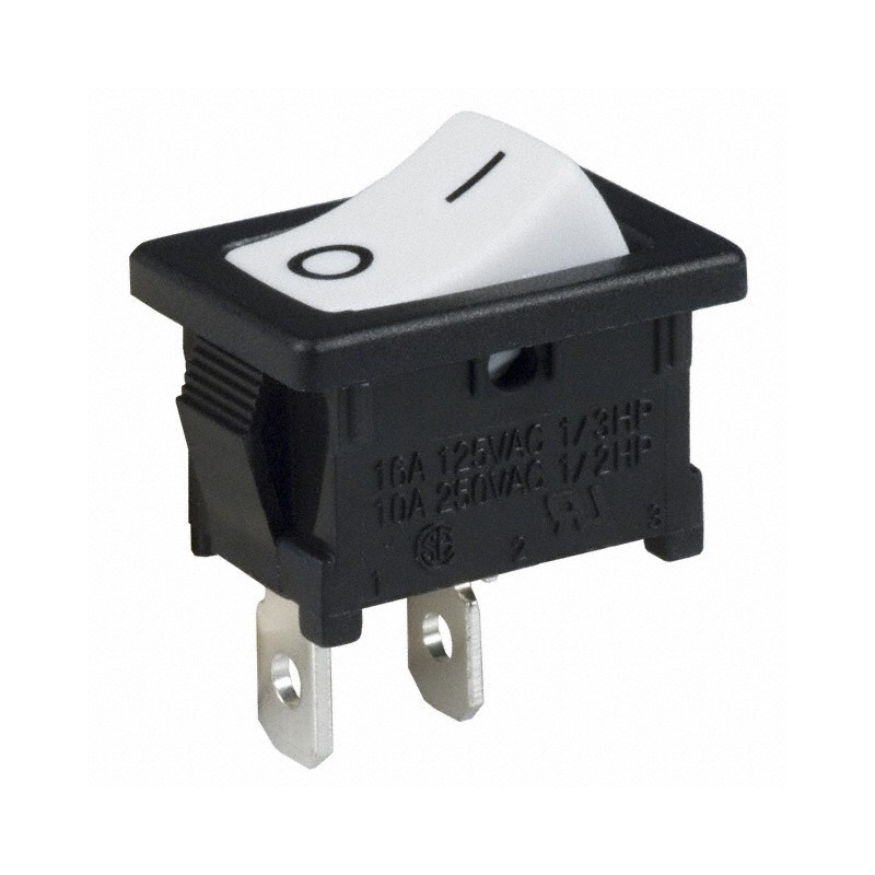 10 pcs : DA102J11S215PQF - SWITCH ROCKER SPST 16A 125V